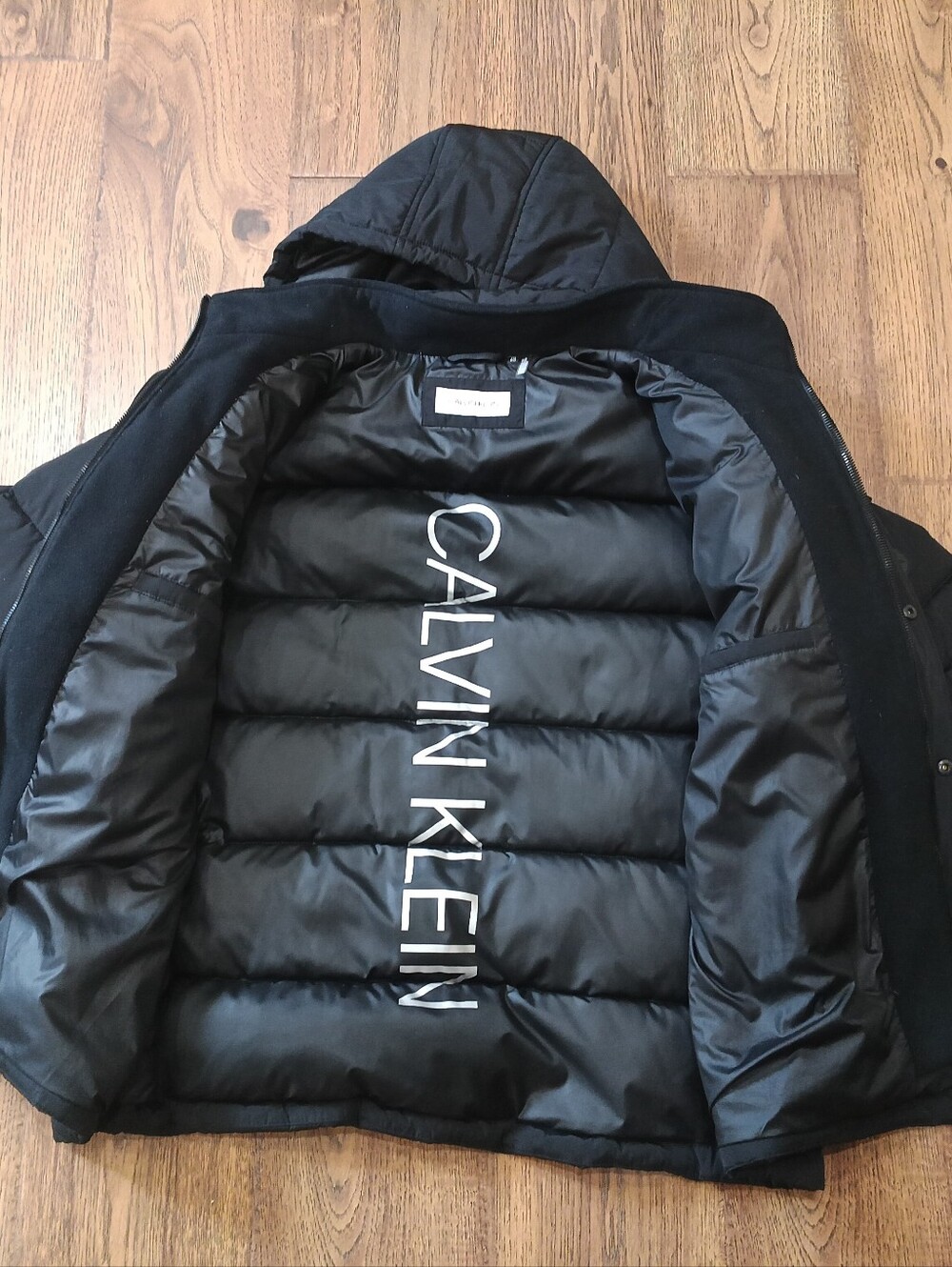 Women's Black Calvin Klein Puffer Jacket Size XL